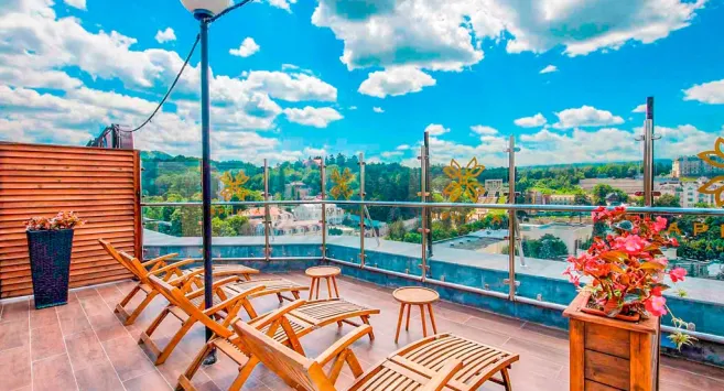 Санаторий Арника Кисловодск. СПА. Кафе с панорамным видом